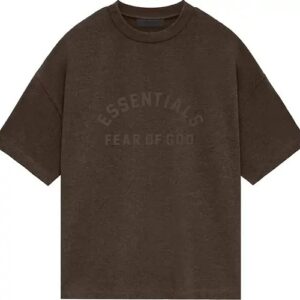 Fear of God Essentials Heavy Tee Heather Wood