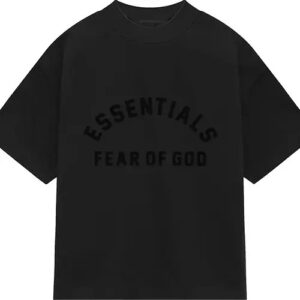 Fear of God Essentials Heavy Jersey Crewneck T-Shirt Jet Black