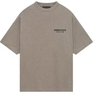 Fear of God Essentials Jersey Crewneck Tee Heather Grey
