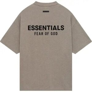 Fear of God Essentials Jersey Crewneck Tee Heather Grey
