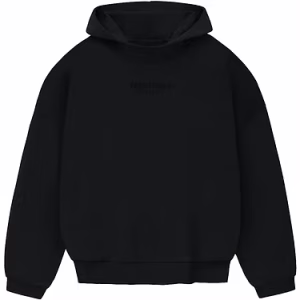 Fear of God Essentials Hoodie Jet Black