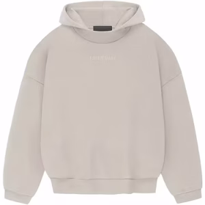 Fear of God Essentials Hoodie Silver Cloud