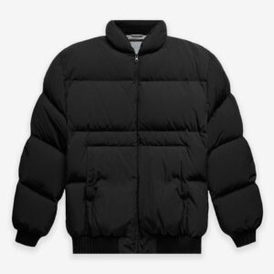 Essentials Nylon Puffer Black Jackets
