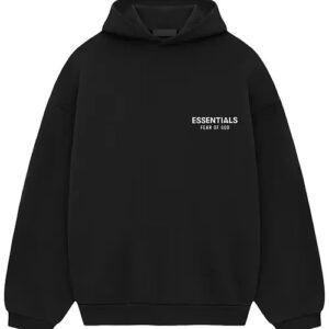 Fear of God Essentials Fleece Hoodie Black