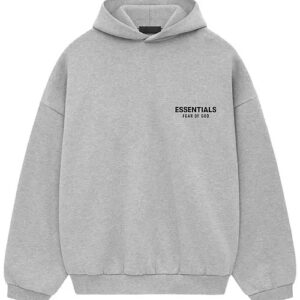 Fear of God Essentials Fleece Hoodie Light Heather Grey