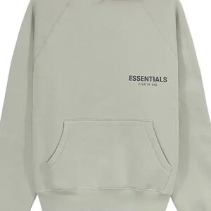 Fear of God Essentials x SSENSE Pullover Hoodie Green Concrete
