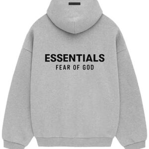 Fear of God Essentials Fleece Hoodie Light Heather Grey