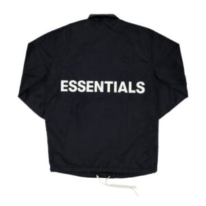 Essentials Fear of God Coach Black Jacket